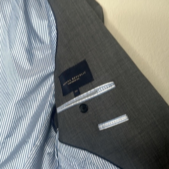 Banana Republic Wool Oversized Blazer In Gray Size Large - Picture 8 of 9